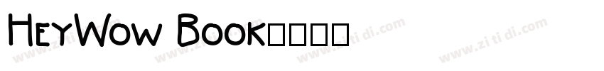 HeyWow Book字体转换